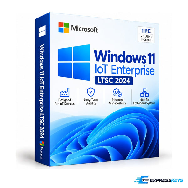 Microsoft Windows 11 Enterprise IoT LTSC 2024 (5 PC) – Express Keys