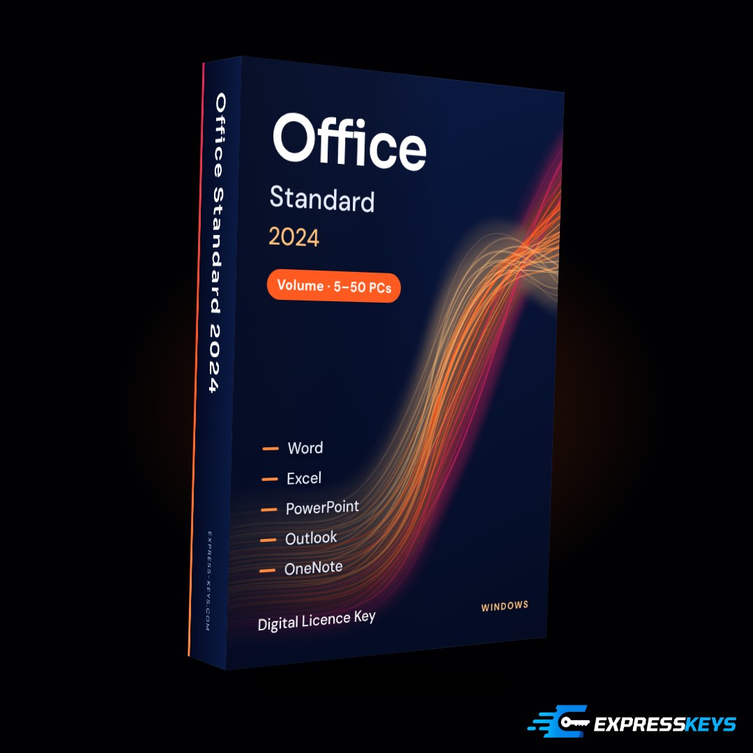 Office 2024 Standard Key (5-50 PC) digital licence – Express Keys