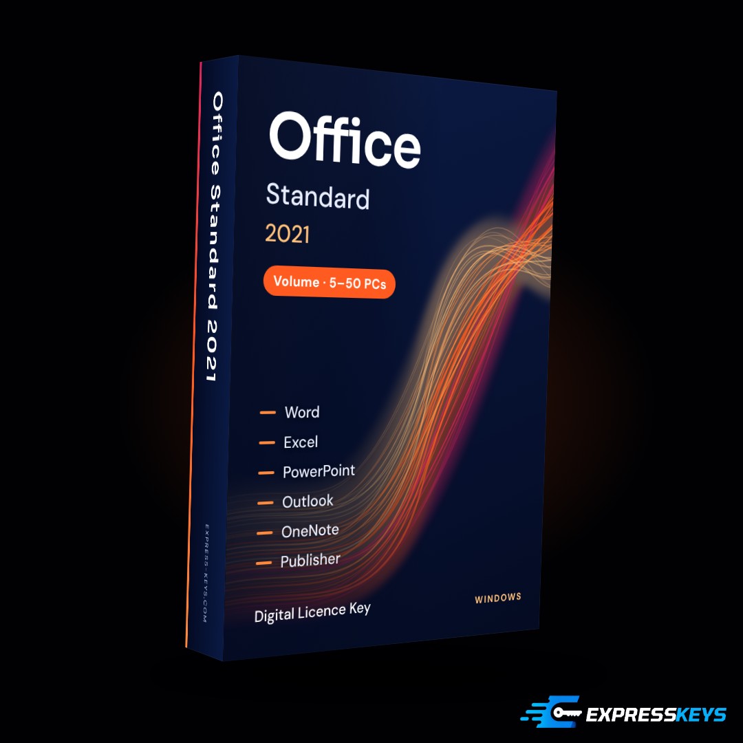 Office 2021 Standard Key (5-50 PC) digital licence – Express Keys