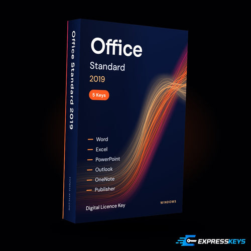 Office 2019 Standard (5 Keys) digital licence – Express Keys