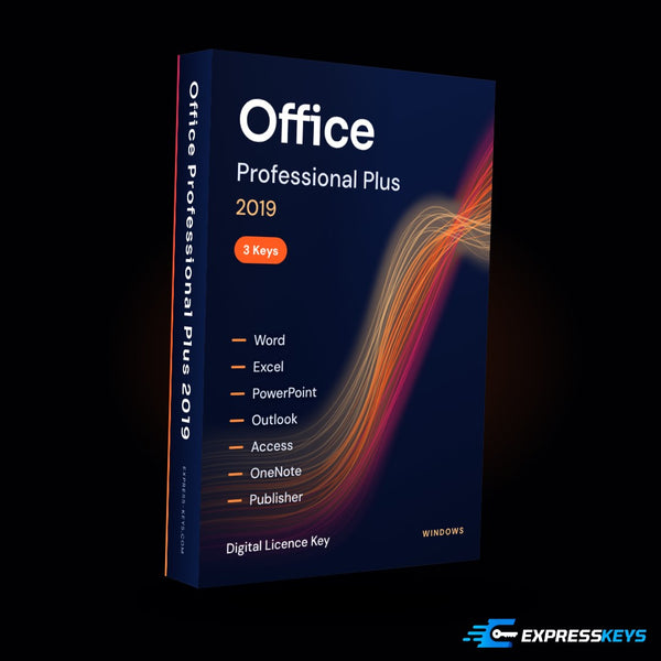 Office 2019 Pro Plus (3 Keys) digital licence – Express Keys